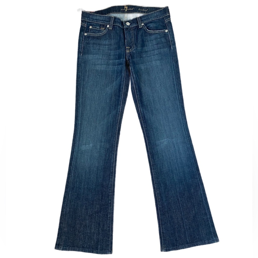 7 For All Mankind Boot Cut Jean Size 27 EUC - Picture 5 of 6